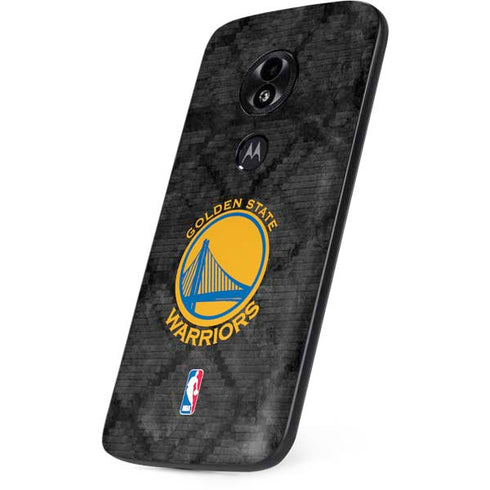 NBA Golden State Warriors Dark Rust Moto E5 Play Skin